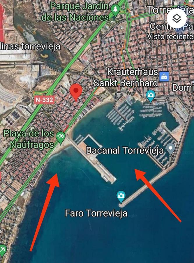 Big Penthouse For 10 Per Lägenhet Torrevieja Exteriör bild